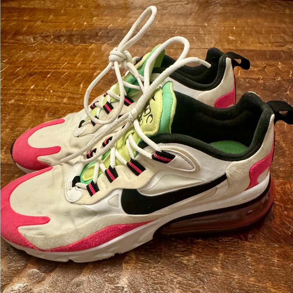 Nike Air Max 270 React, pink colorway size 7.5